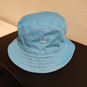 Unbranded Women's Yellow and Blue Hat